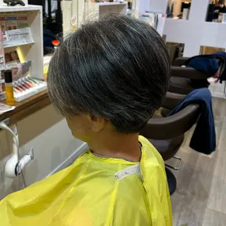 ショート 🎀ハイトーン/ 艶カラー/夕月🎀のヘアスタイル