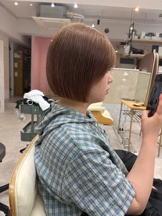 ショート カット/ブリーチ🦋 のの  YECCAのヘアスタイル