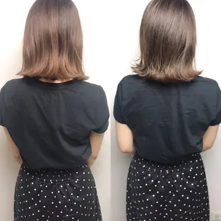 ショート カラー ヘアアレンジ 岩田菜央 《武蔵小杉》のヘアスタイル