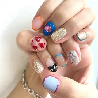 ネイル Nails VINATI所属・ササキスズナ Jr.ネイリストのネイルデザイン