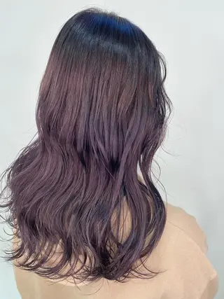 ロング カラー ヘアアレンジ ネイル マツエク・マツパ 💓💓彩 音💓💓のマツエク・マツパデザイン