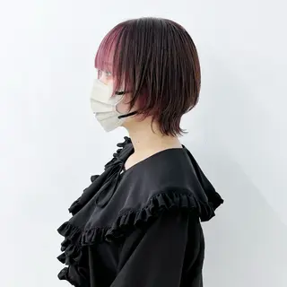 ショート カラー ヘアアレンジ 大橋 拓巳のヘアスタイル