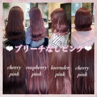 セミロング カラー 💗ガーリーヘア🎀 saki💗のヘアスタイル