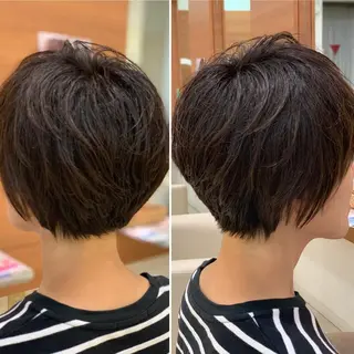 ショート 頭浸浴×似合わせ HolyGrailのヘアスタイル
