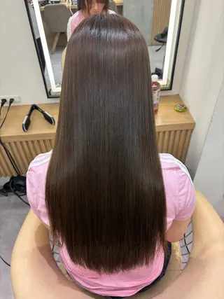 ロング 縮毛矯正/透明感 カラーNozomiのヘアスタイル