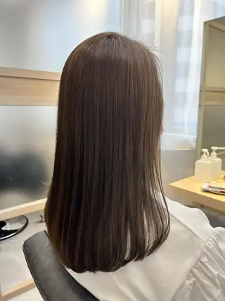 セミロング カラー 天野 涼のヘアスタイル