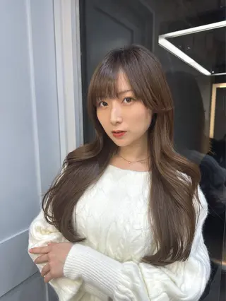 ロング 池袋/韓国/レイヤー 髪質改善/村上けいとのヘアスタイル