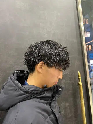 パーマ メンズ メンズカット/柏/韓 国/メンズパーマ航太のヘアスタイル