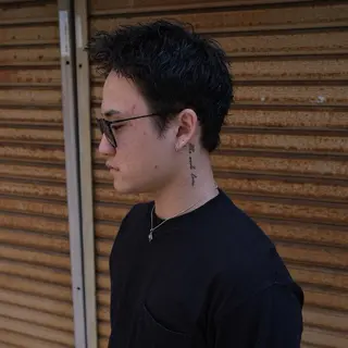 ショート パーマ メンズ BELO MAN所属・BELO MAN吉川 大貴のヘアスタイル