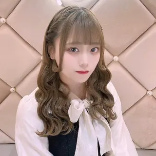 セミロング 🎀ふわふわアイドル ヘアメ🎀AYANEのヘアスタイル