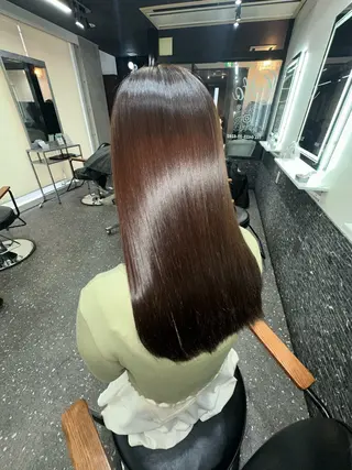 ロング カラー パーマ 髪質改善⭐️縮毛矯正 吉祥寺⭐️Rinaのヘアスタイル