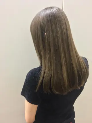 ロング カラー ネイル マツエク・マツパ ボブ、縮毛矯正👑 心斎橋/高城涼也のヘアスタイル