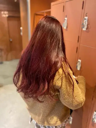 ロング カラー 艶髪に✧ / 透明感 カラー / 冨成のヘアスタイル