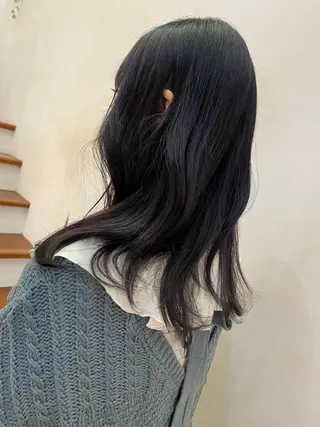 カラー のりなが れおのヘアスタイル