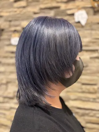 ミディアム カラー ヘアーレナータ所属・作並 美穂のヘアスタイル