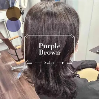 セミロング カラー ヘアアレンジ terra✂️川嶋 大輔のヘアスタイル