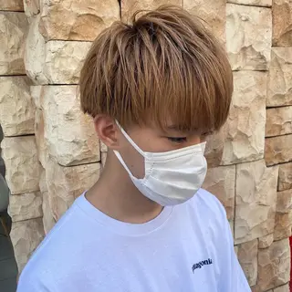 カラー メンズ メンズパーマ/ メッシュ😎タクミのヘアスタイル