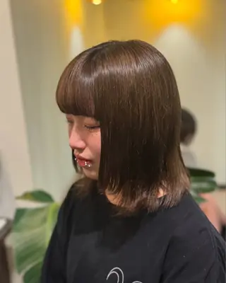 ミディアム gimmick自由が丘所属・自由が丘/駅近/艶髪 /骨格補正/土屋優希のヘアスタイル