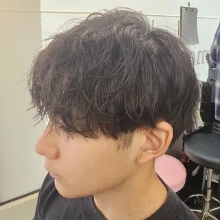 メンズ パーマ 🫟メンズパーマモデ ル募集中🫟✂藤原のヘアスタイル