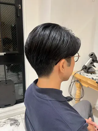 メンズ ナミ🩶暗髪/暖色 ❤️/透明感/縮毛のヘアスタイル