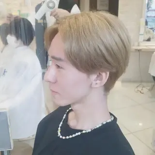 メンズ カラー 渡辺 愛枝/艶カラー🩵のヘアスタイル