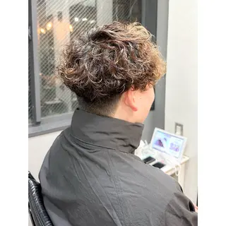 パーマ メンズ キヨ メンズカット/パーマのヘアスタイル