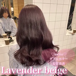 ミディアム 盛れる暖色🎀ガーリ ーヘア🎀きっかのヘアスタイル