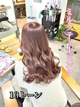 ロング カラー 艶髪カラー 渡辺岳也のヘアスタイル