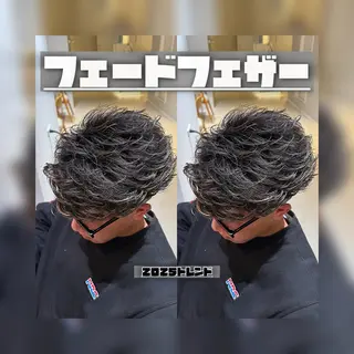 パーマ メンズ 石黒 龍大のヘアスタイル