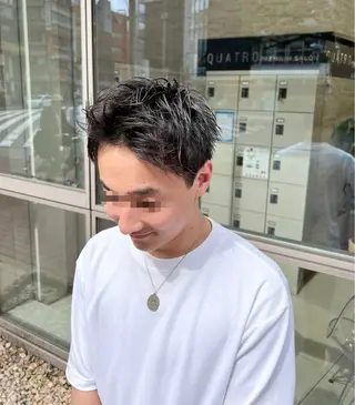 パーマ メンズ メンズ特化/勝田駅/ 佐和駅/鈴木輝瑠/のヘアスタイル