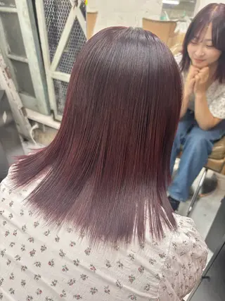 カラー ブリーチෆ‪髪質改善 🎀ོ白岩亜実🎀ོのヘアスタイル