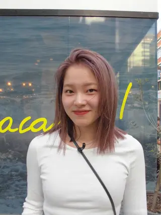 ミディアム カラー ヘアアレンジ marino マリノのヘアスタイル