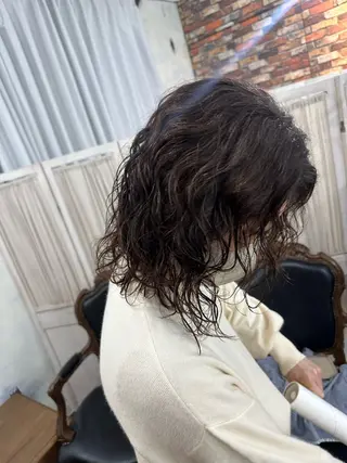 ミディアム パーマ corona hairdesign KAZUE MAEDA所属・マエダ　カズエ🫶 coronahairのヘアスタイル