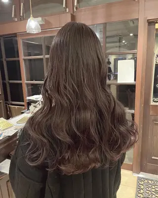 ロング 🧡ミルクティー/ レイヤー🧡ショウナのヘアスタイル