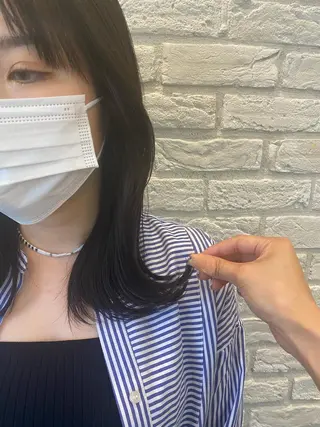 ミディアム ココロ☀️ CLUTCH天王寺店のヘアスタイル