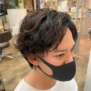 パーマ メンズ 🦋艶モテカラー/ヘ アセット🦋YURIのヘアスタイル