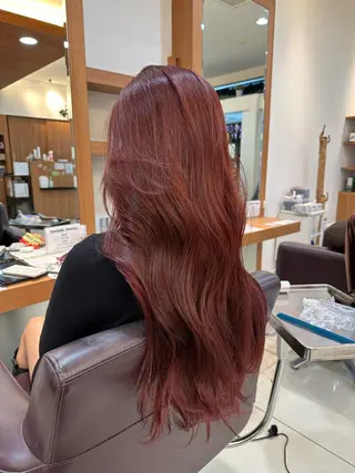 ロング レイヤー/ハイトーン ROKUのヘアスタイル