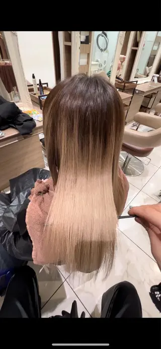 セミロング レイヤー×韓国 🇰🇷鈴木啓太のヘアスタイル