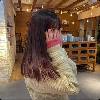 カラー Revie  hair所属・Hiyori/透明感 矢場町/栄のヘアスタイル