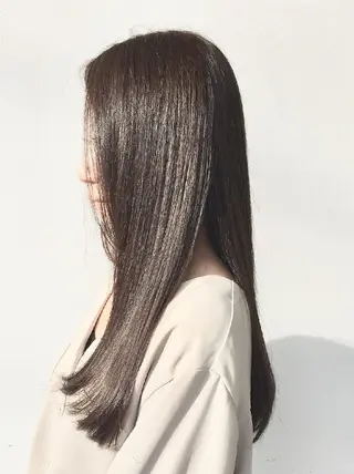 カラー ロング GiseL ジゼル六本松のヘアスタイル