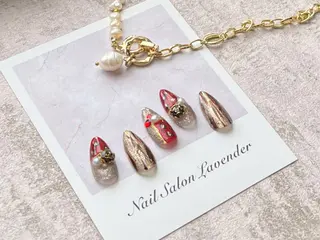 ネイル 佐藤 ニーナ★ラベンダーのネイルデザイン