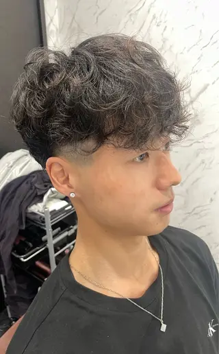 パーマ メンズ 五十嵐 満梨奈のヘアスタイル