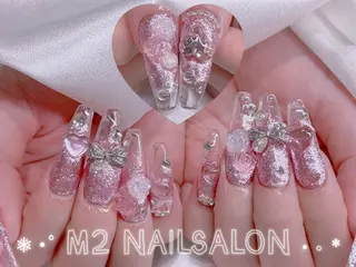 ネイル 長さだし専門店 M2　rikaのネイルデザイン