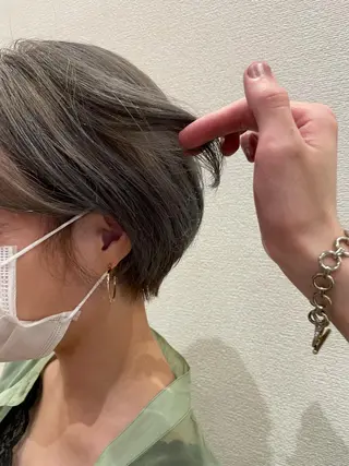 ショート カラー i.+sapporo所属・ショート/レイヤー /札幌/小山内のヘアスタイル