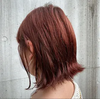 ショート カラー ボブ/インナーカラー ショート/佐野祥子のヘアスタイル