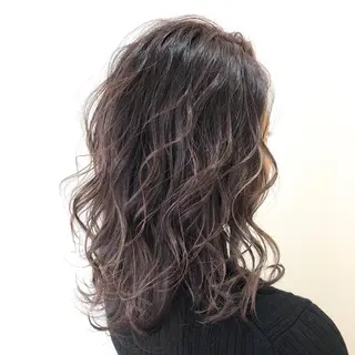 セミロング カラー 🌈ぷる艶カラー🌈 髪質改善👑柳沼尚貴のヘアスタイル