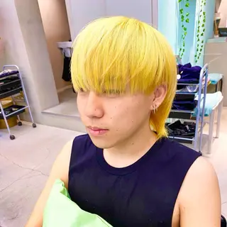 ショート カラー メンズ ✨髪質改善職人✨ デザインカラー/若林のヘアスタイル