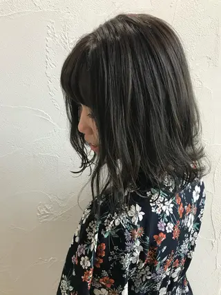 ミディアム カラー 追立 優稀のヘアスタイル