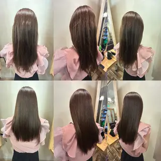 ロング ホリウチ アキオのヘアスタイル