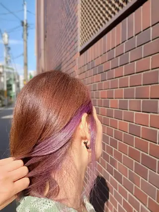 ミディアム カラー 吉祥寺・BRING 近藤真千子のヘアスタイル